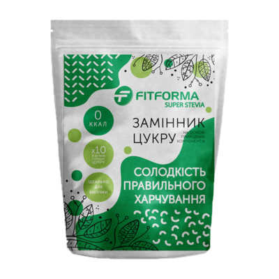 Купити Цукрозамінник "ФІТФОРМА SUPER STEVIA", 150 г
